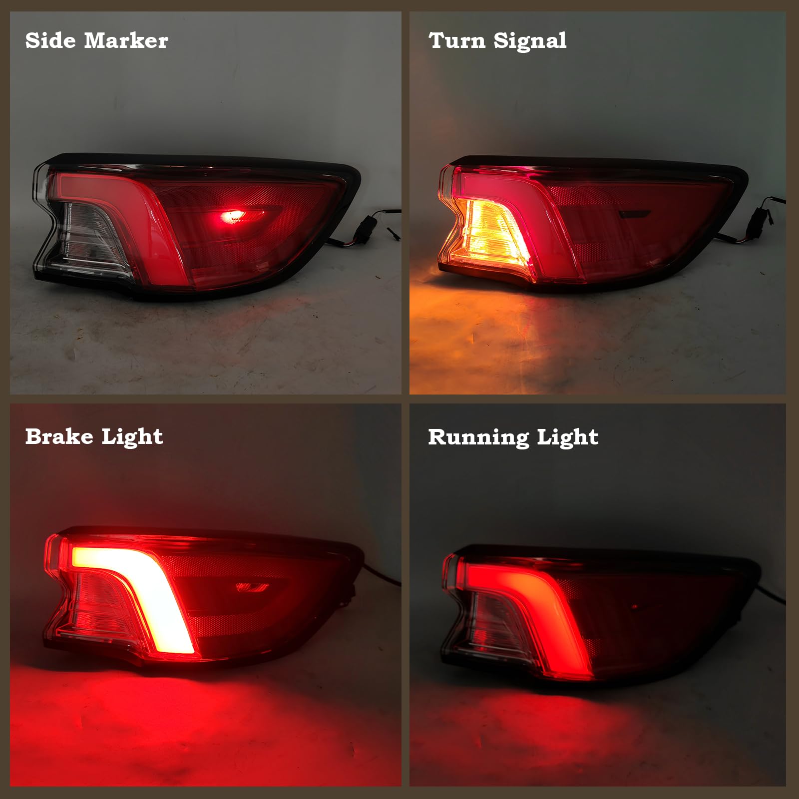 Amazon.com: KAMDKI RH Outer Tail Light Assembly Fit for 2020 2021